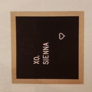 Felt message board new in box.